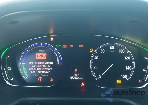 2019 Honda Accord Hybrid z USA, uszkodzony, nr VIN 1HGCV3F13KA013579